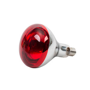 Ampoule pour le chauffage des poussins durant les 3 premières semaines
Couleur : rouge
Modèle 150 W : pour 40 poussins 