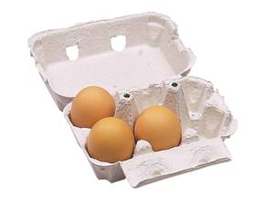 Pack de 2 boîtes de 6 oeufs détachables
Fabrication en cellulose 100 % recyclée
Calibre des oeufs : de 63 à 73 g
Système de fermeture automatique
Fermeture des boites à oeufs sur le grand côté
Boites à oeufs vendues par colis de 88 Boites 2x6 oeufs de poule (soit 176 boites)
Couleur des boites de 6 oeufs : Gris